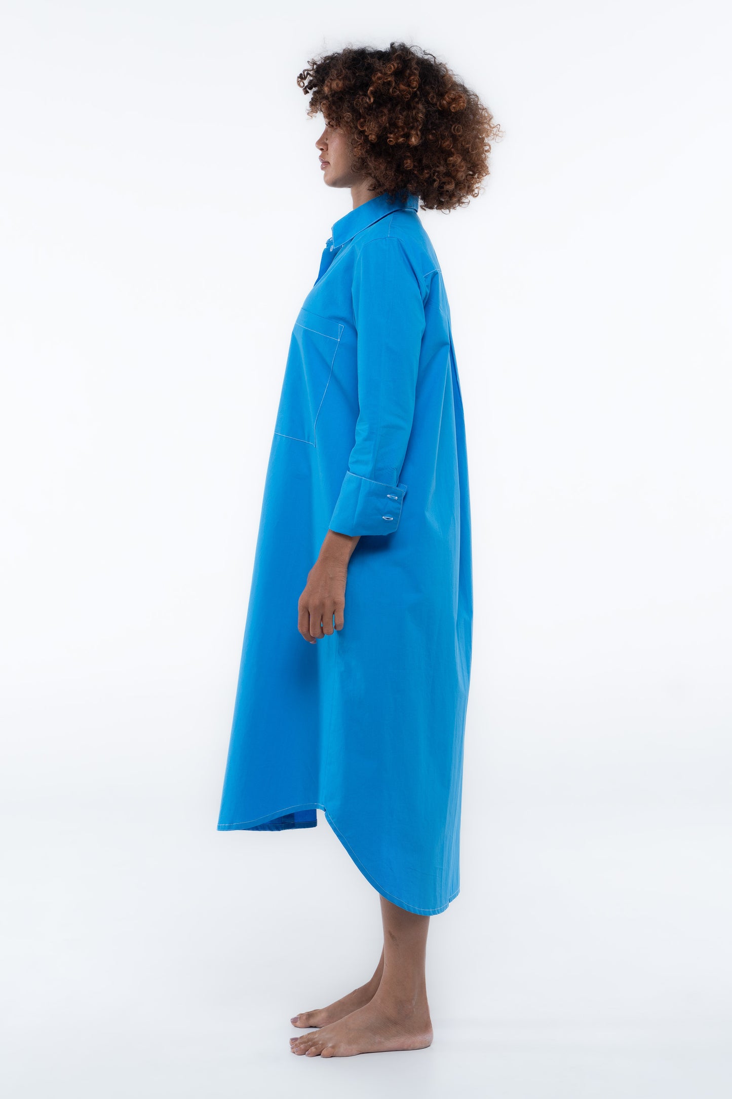 The Bronte Dress - Sailor Blue