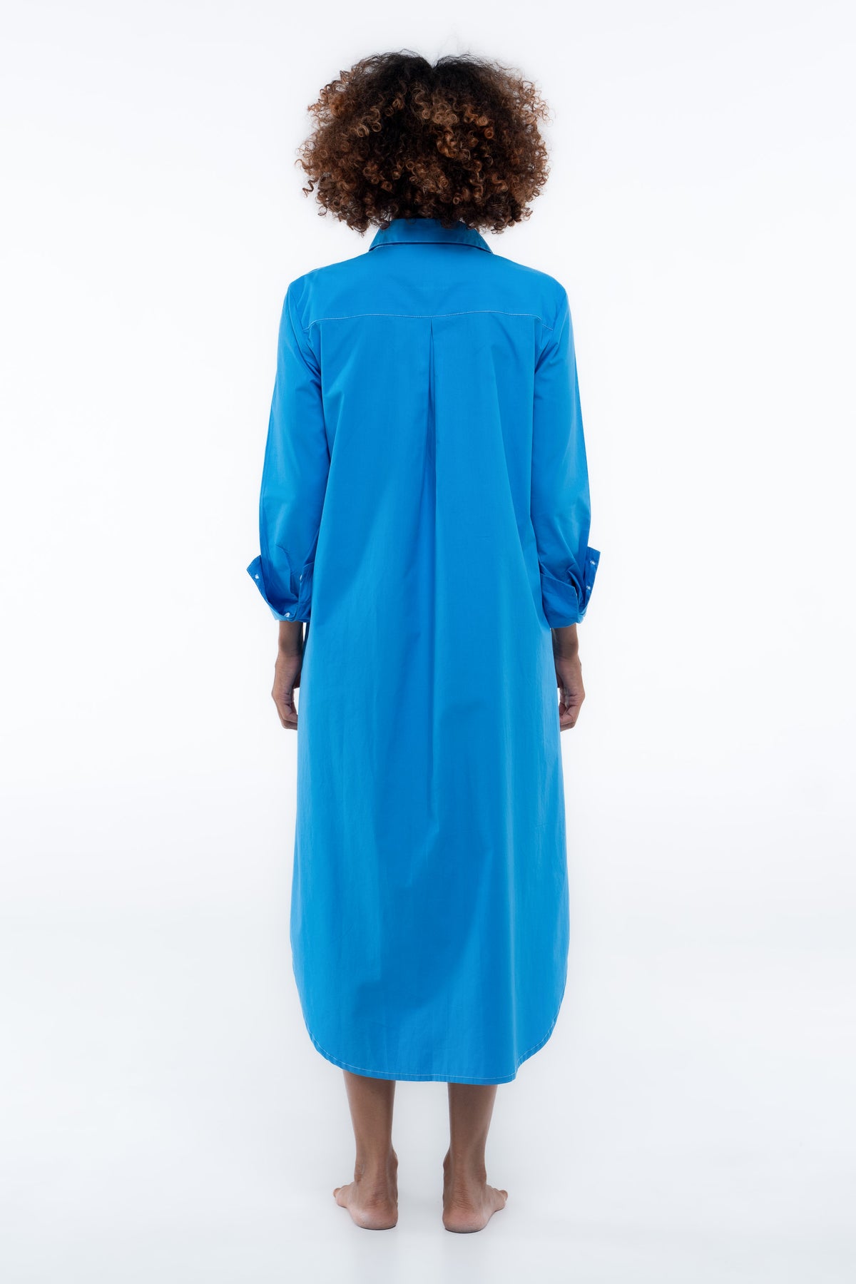 The Bronte Dress - Sailor Blue