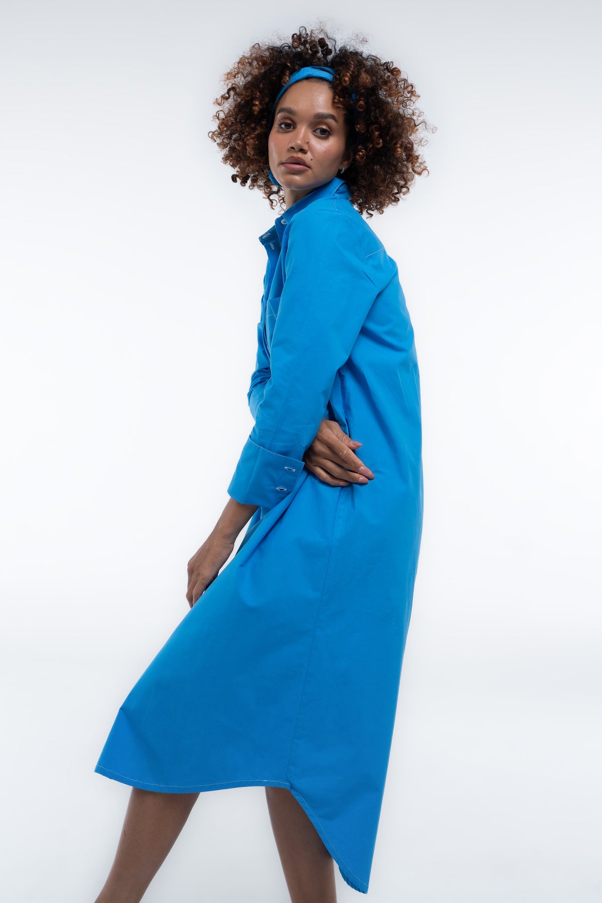 The Bronte Dress - Sailor Blue