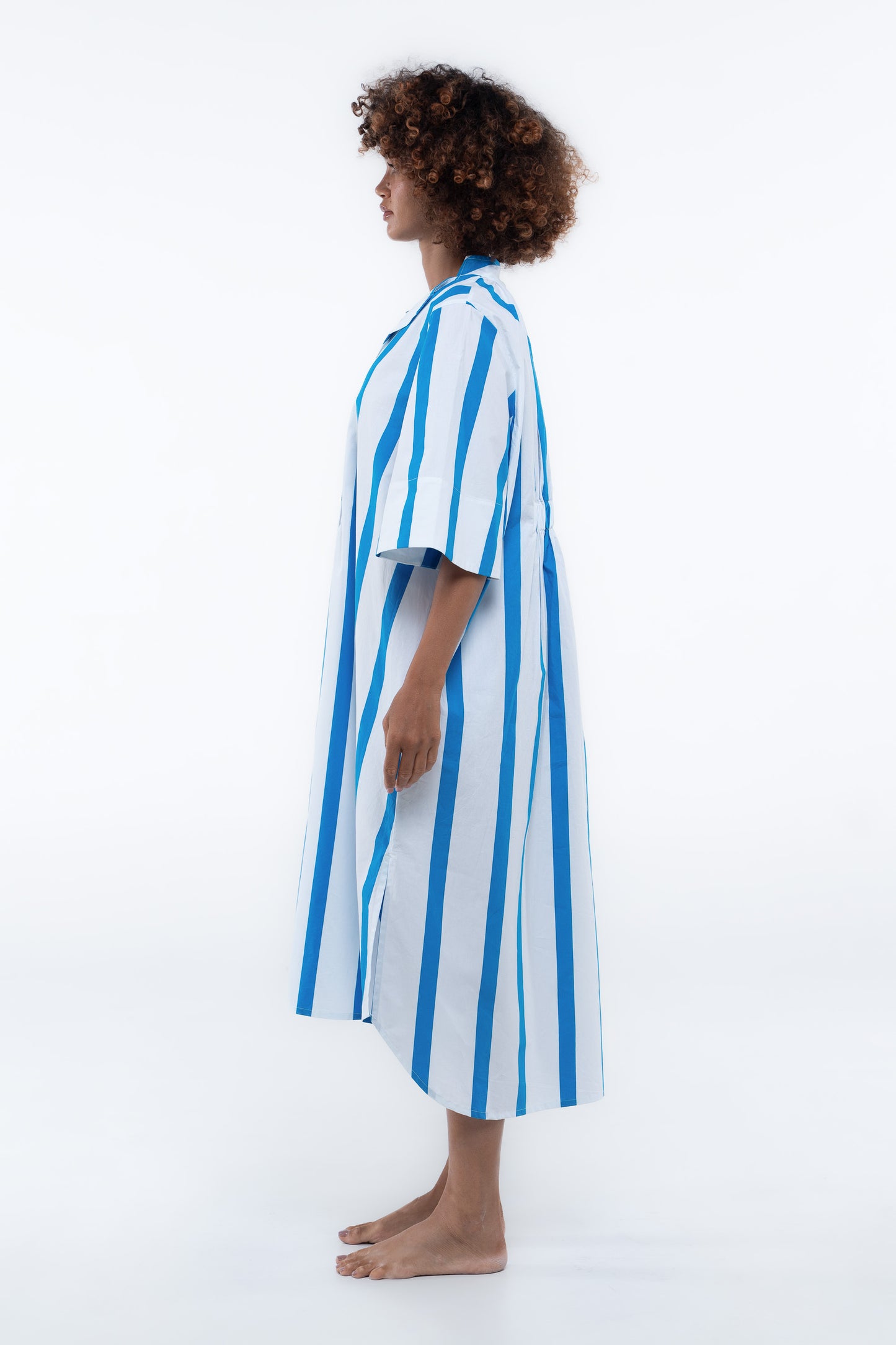 Cabana Dress - Sailor Blue Stripe