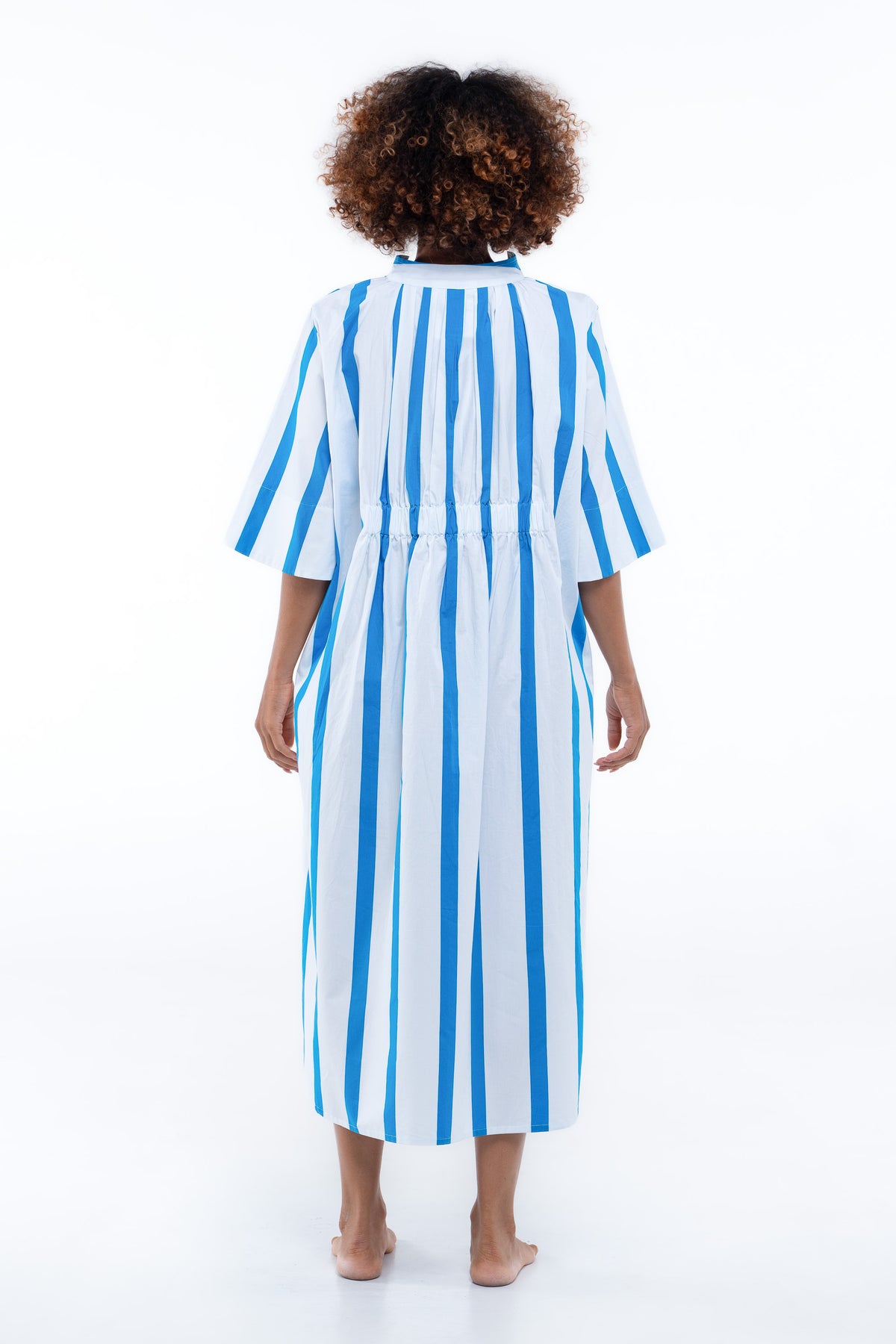Cabana Dress - Sailor Blue Stripe