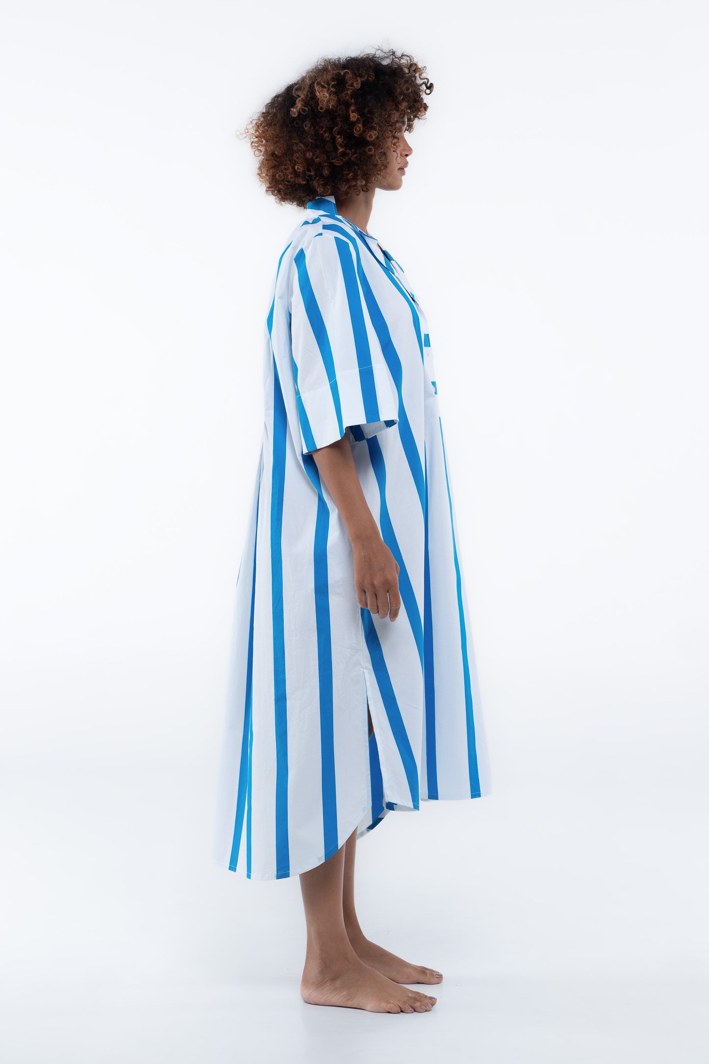 Cabana Dress - Sailor Blue Stripe
