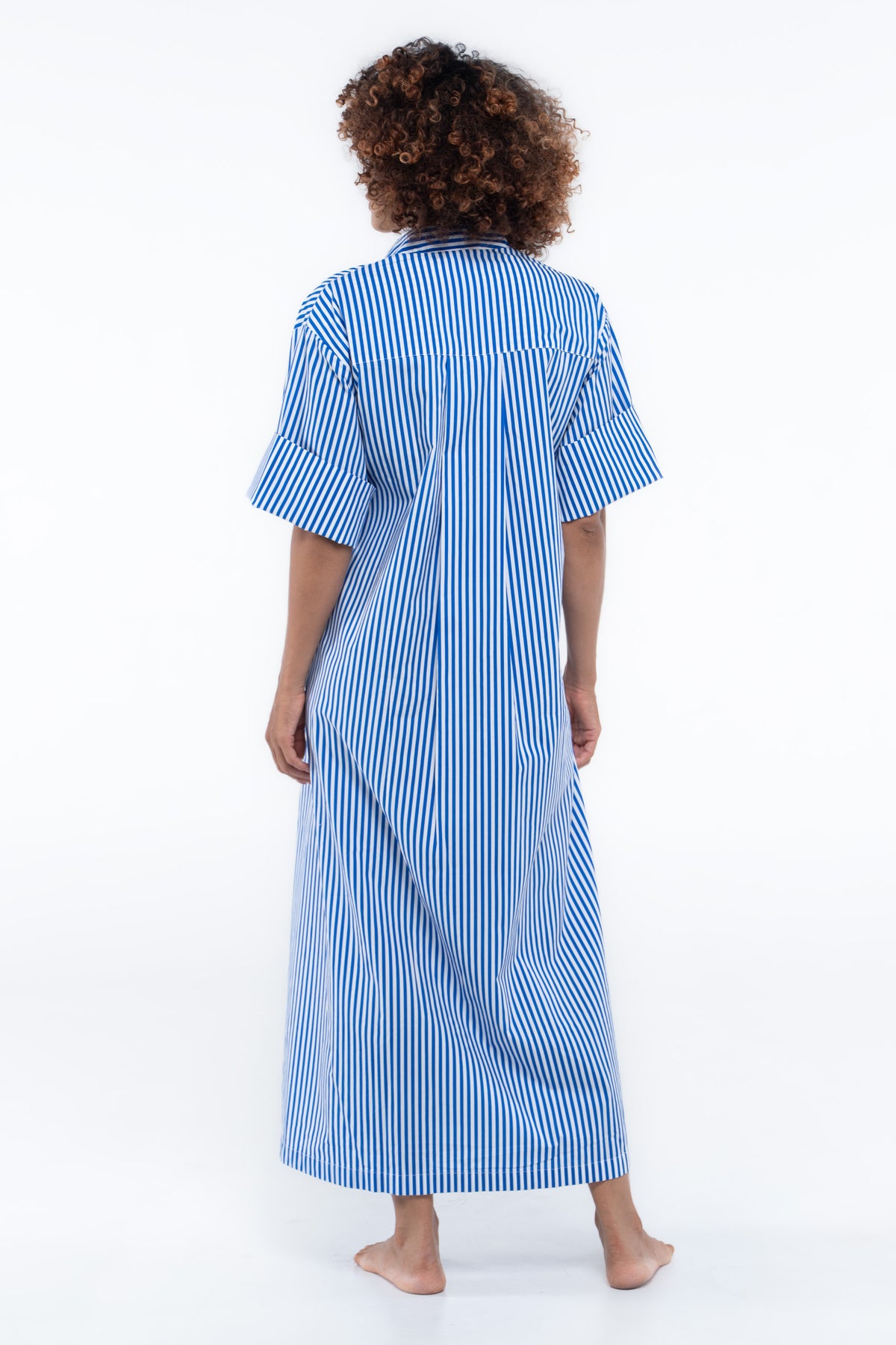 Leon Dress - Sailor Blue Stripe