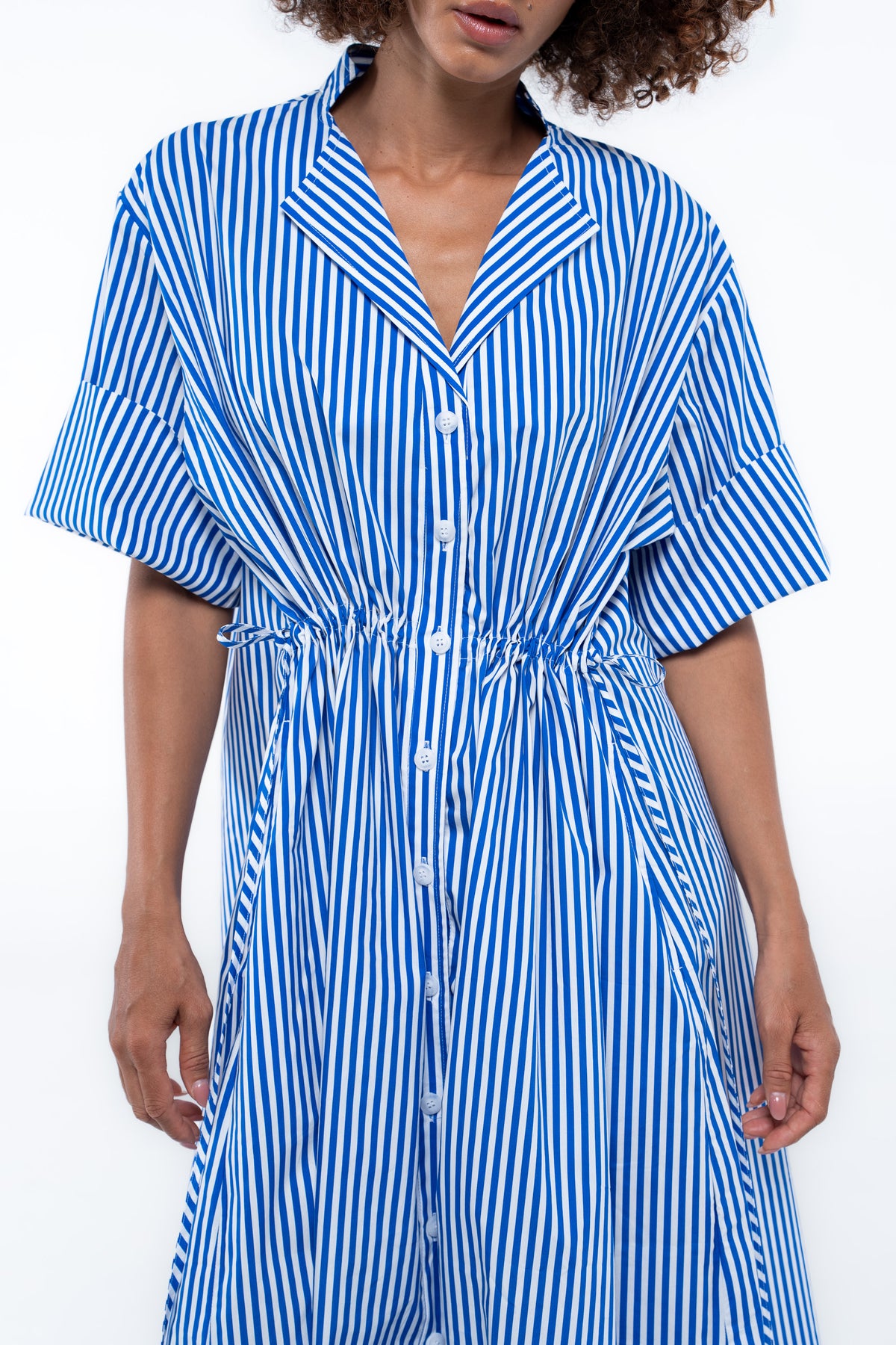 Leon Dress - Sailor Blue Stripe
