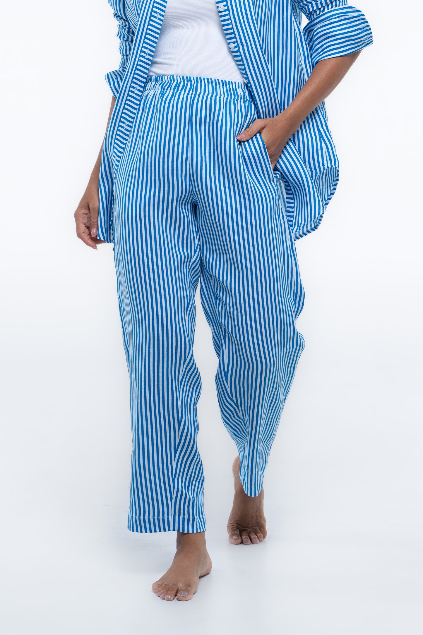 Solero Pant - Sailor Blue Stripe