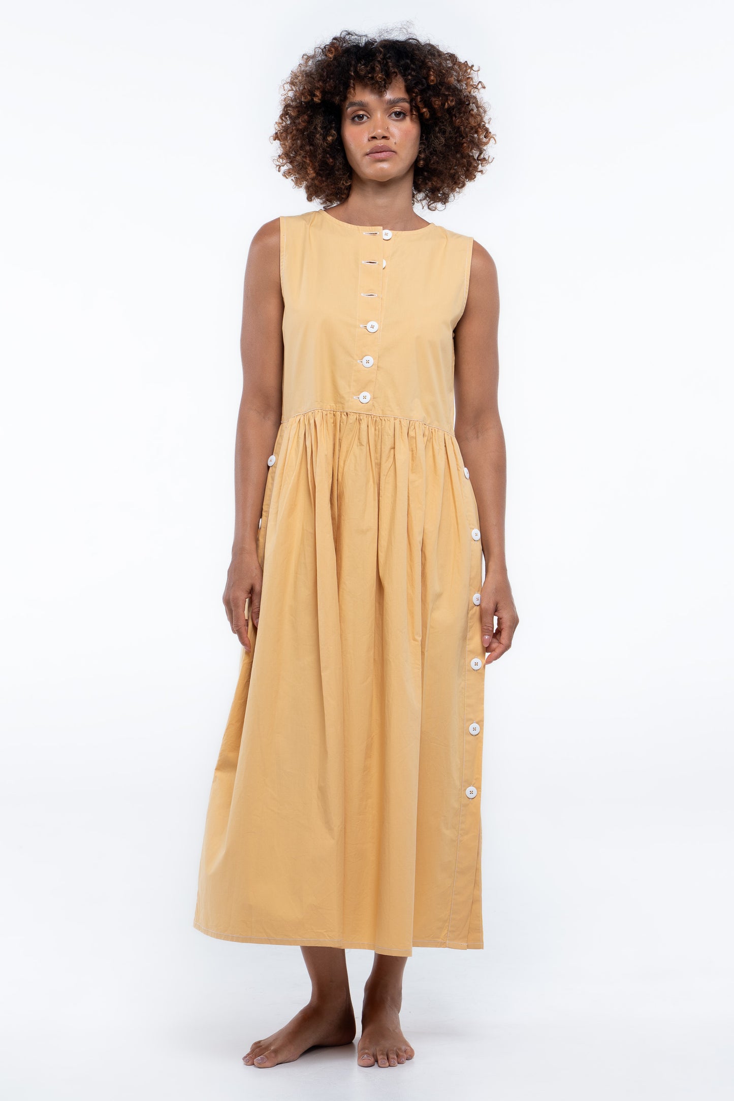Wonka Sleeveless Dress- Mango