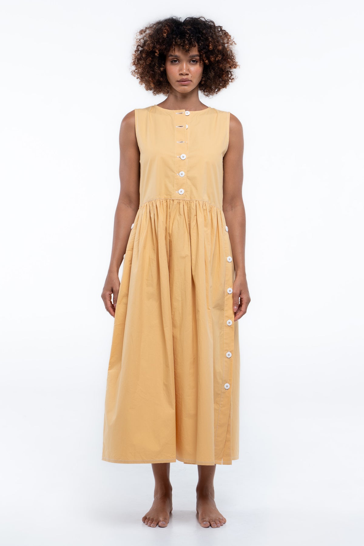 Wonka Sleeveless Dress- Mango