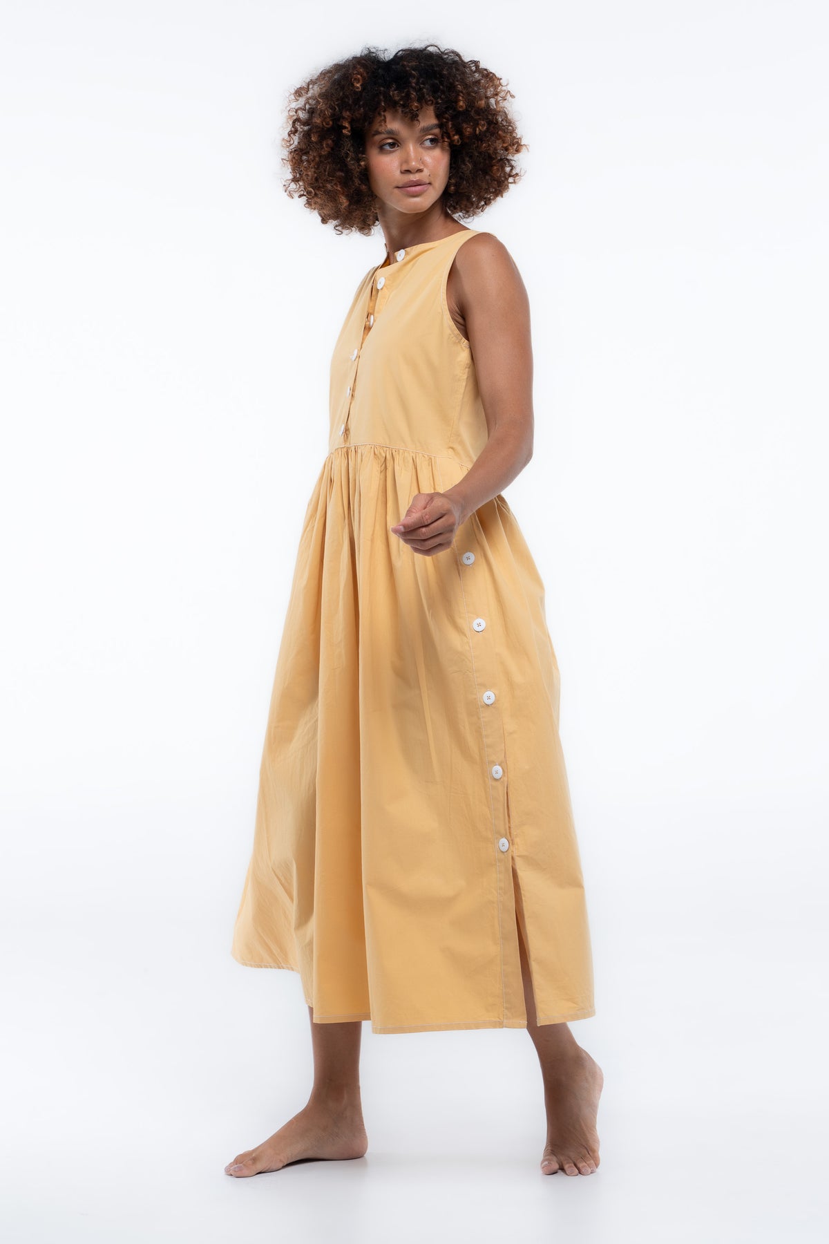 Wonka Sleeveless Dress- Mango