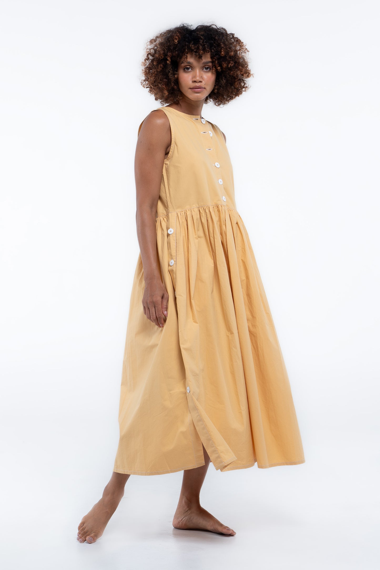 Wonka Sleeveless Dress- Mango