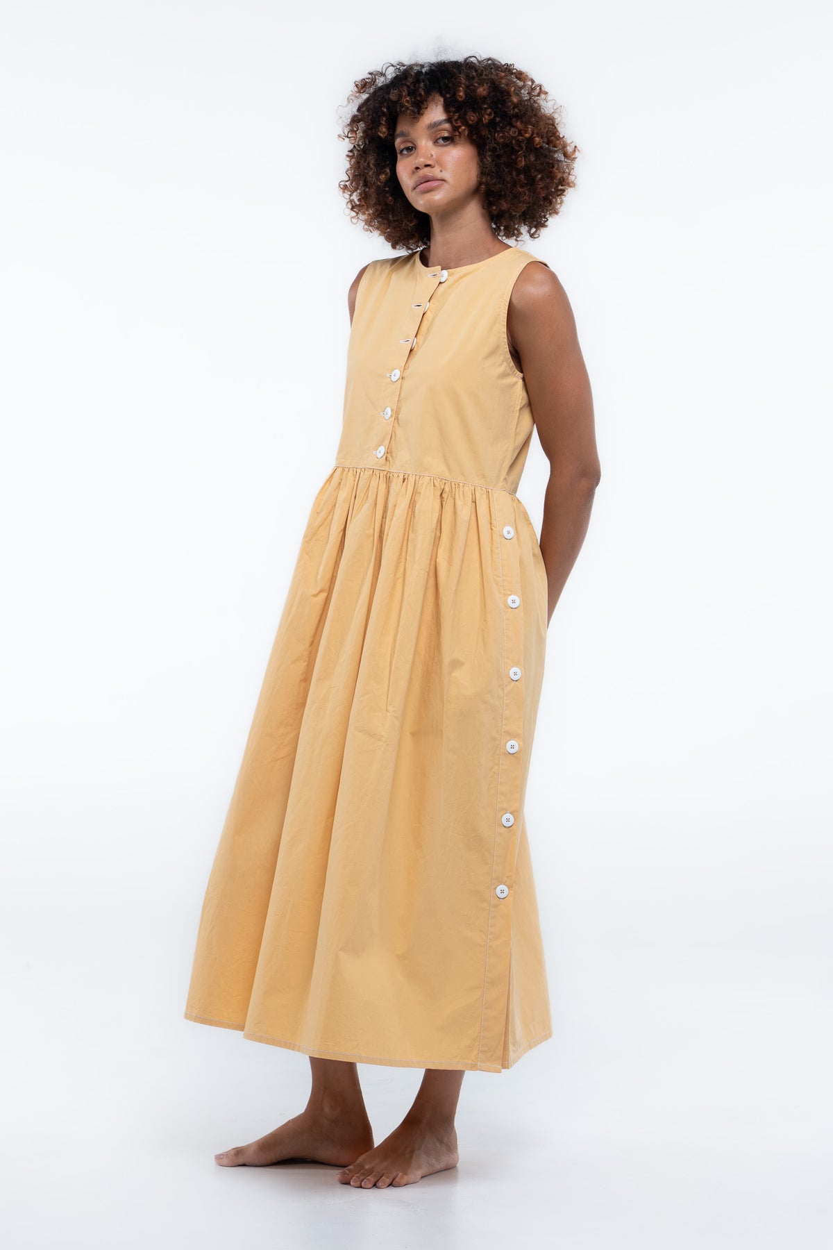 Wonka Sleeveless Dress- Mango