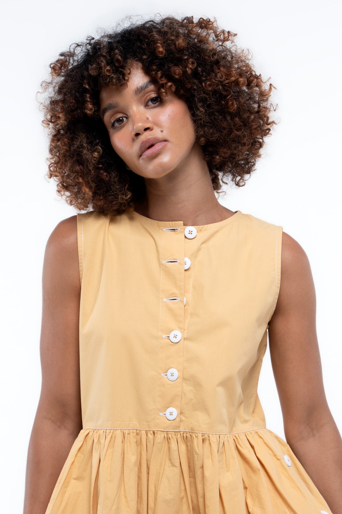 Wonka Sleeveless Dress- Mango
