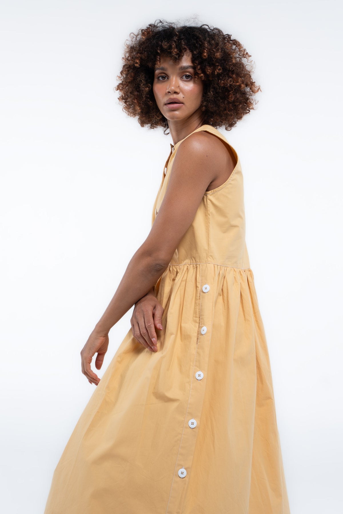 Wonka Sleeveless Dress- Mango