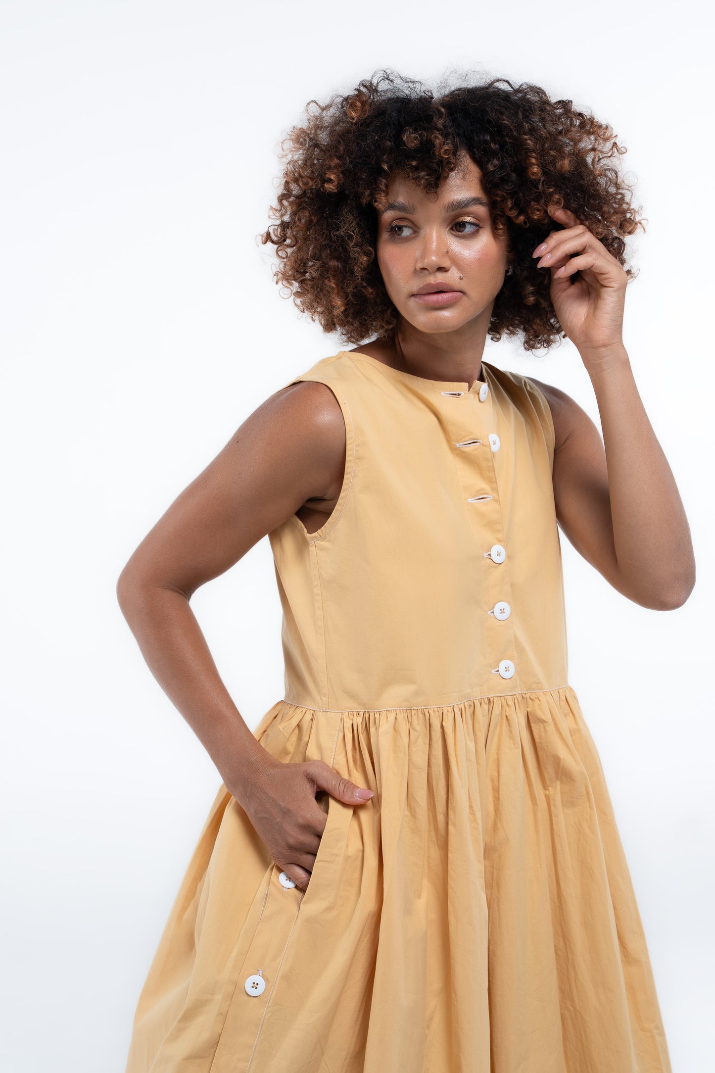 Wonka Sleeveless Dress- Mango