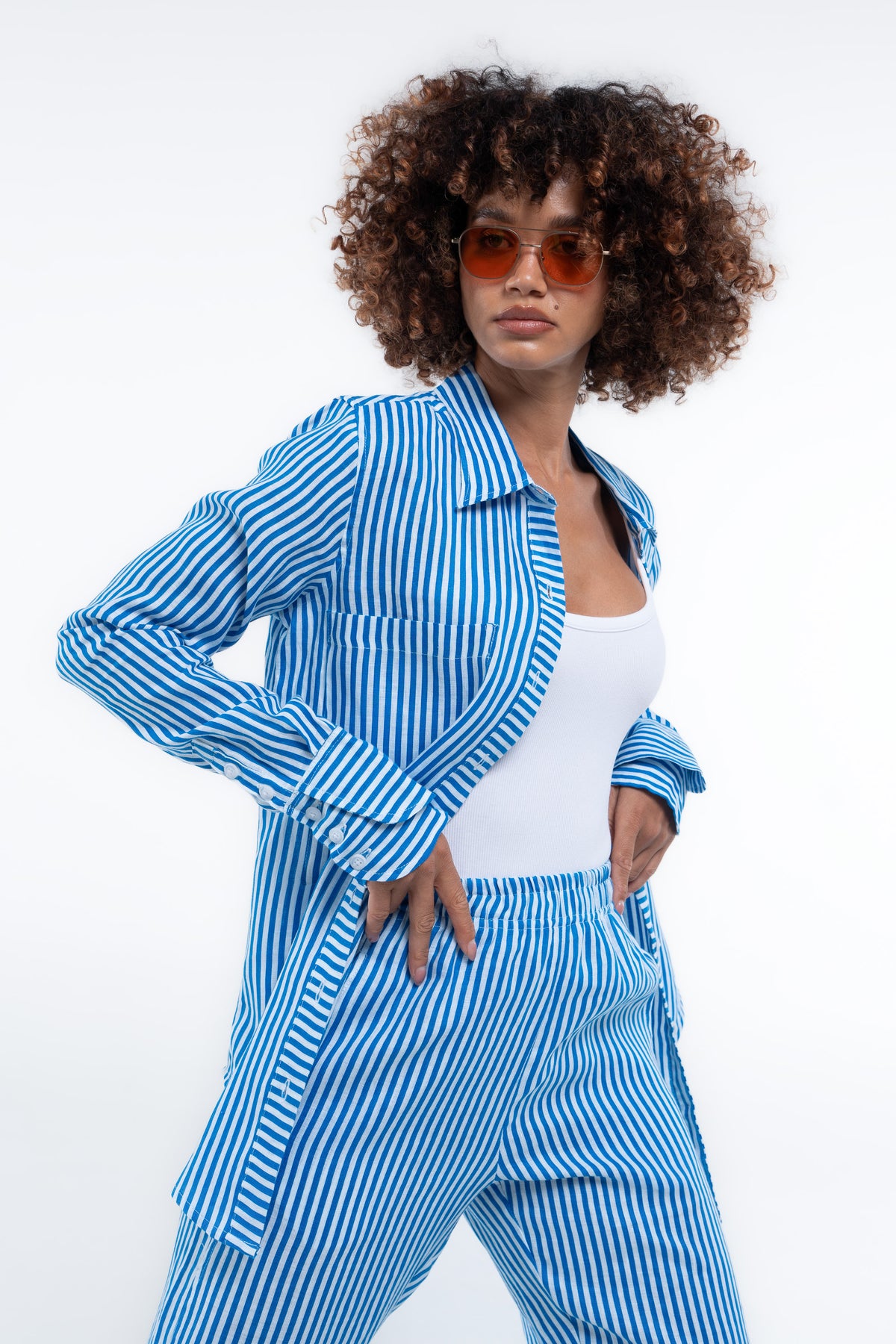 Port side Shirt - Sailor blue stripe