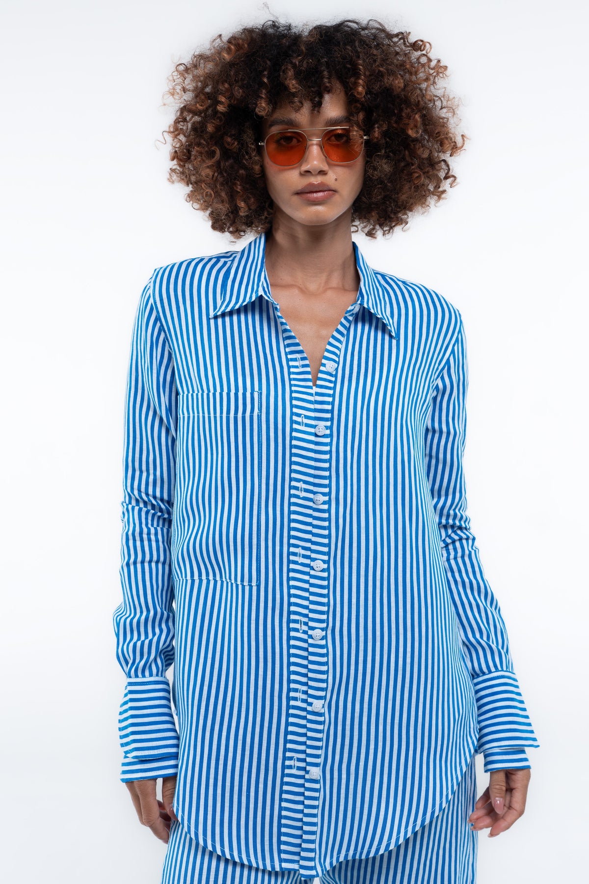 Port side Shirt - Sailor blue stripe