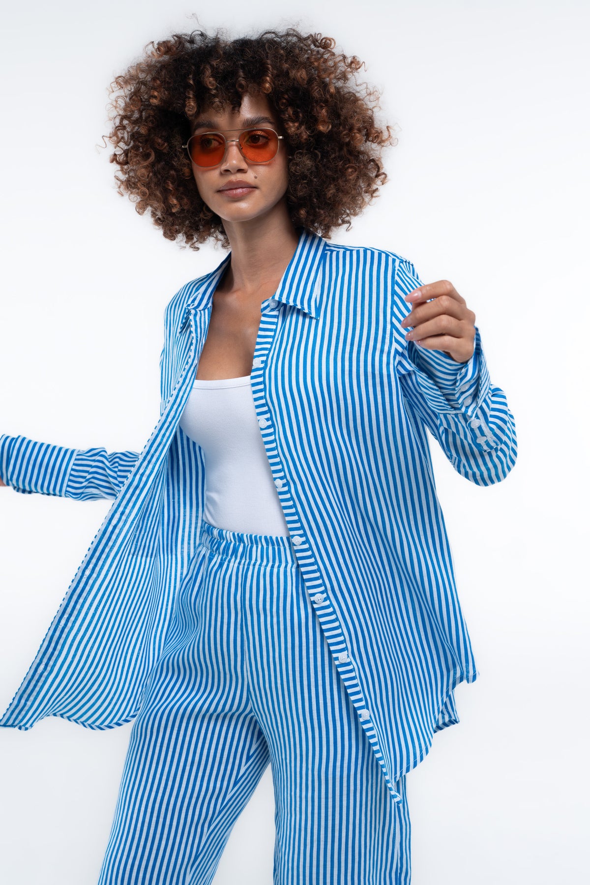 Port side Shirt - Sailor blue stripe