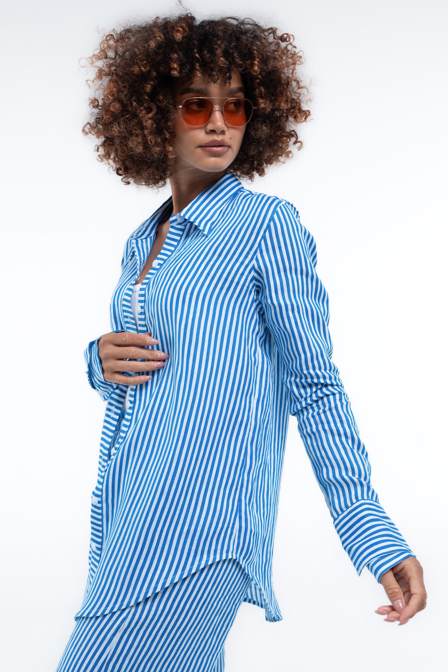 Port side Shirt - Sailor blue stripe