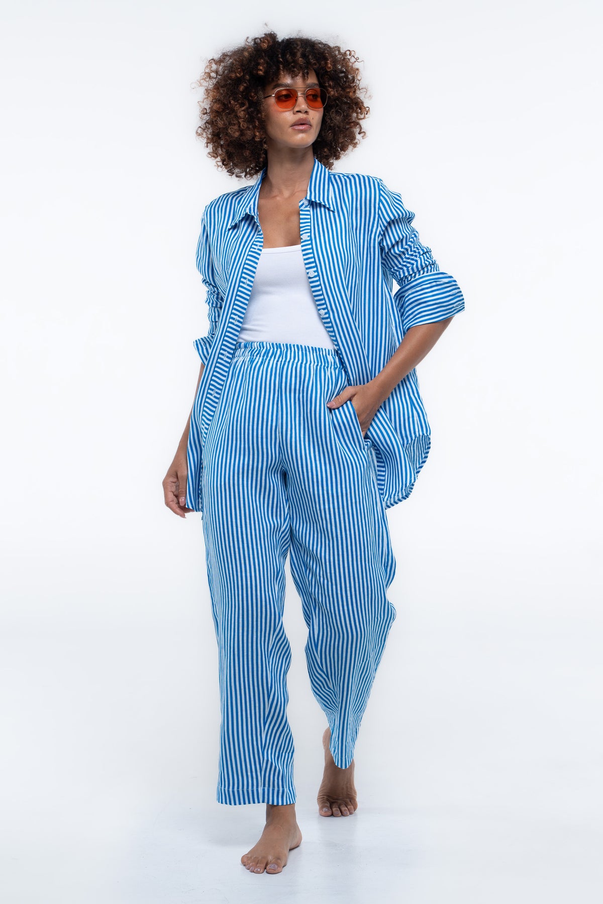 Port side Shirt - Sailor blue stripe