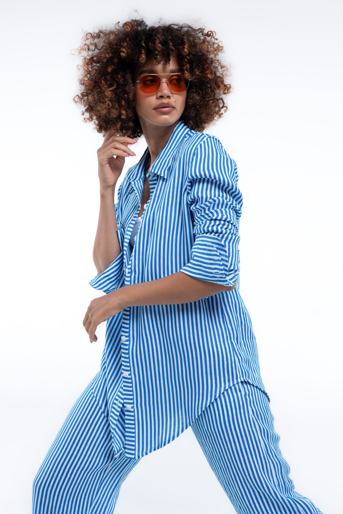 Port side Shirt - Sailor blue stripe