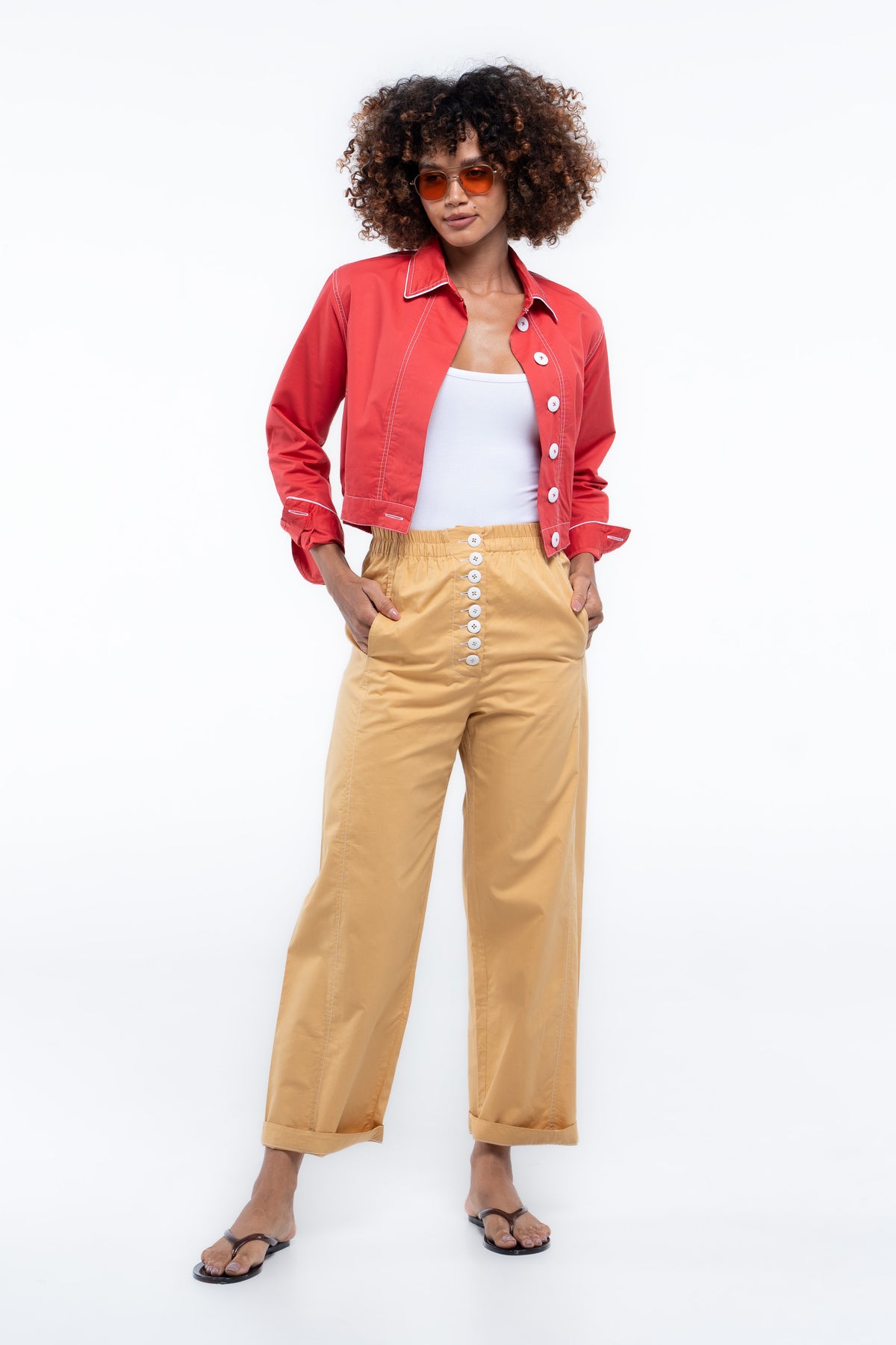 Blaze Button Pant 🥭