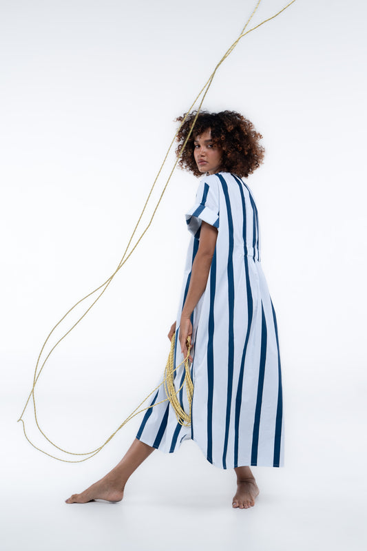 Cabana Dress - Nautical Navy