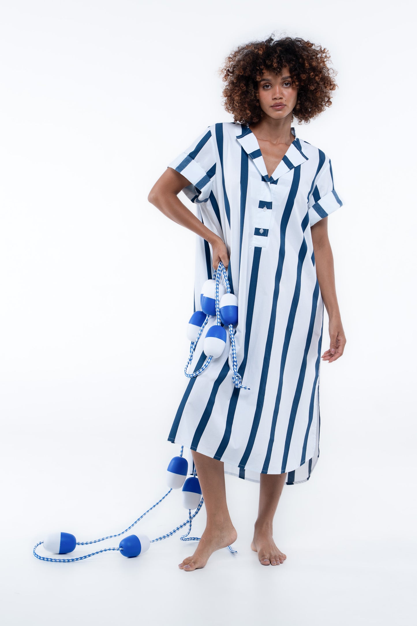 Cabana Dress - Nautical Navy