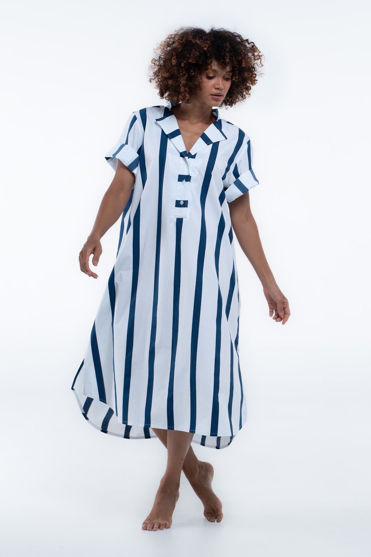 Cabana Dress - Nautical Navy
