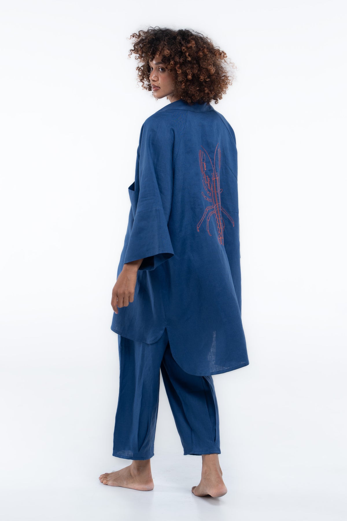 Oceanic Shirt - Embroidered Cajun Red Lobster 🦞