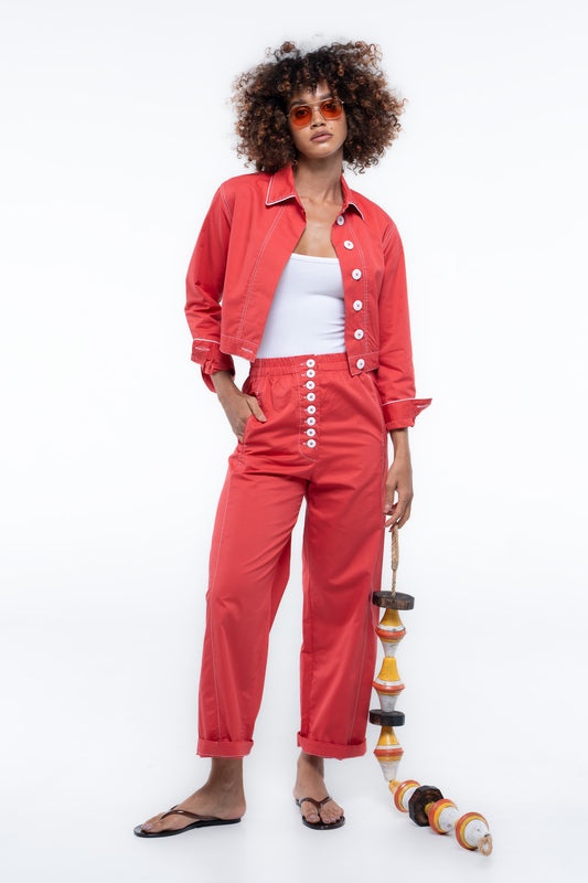 Mon Petit Jacket - Beacon Red
