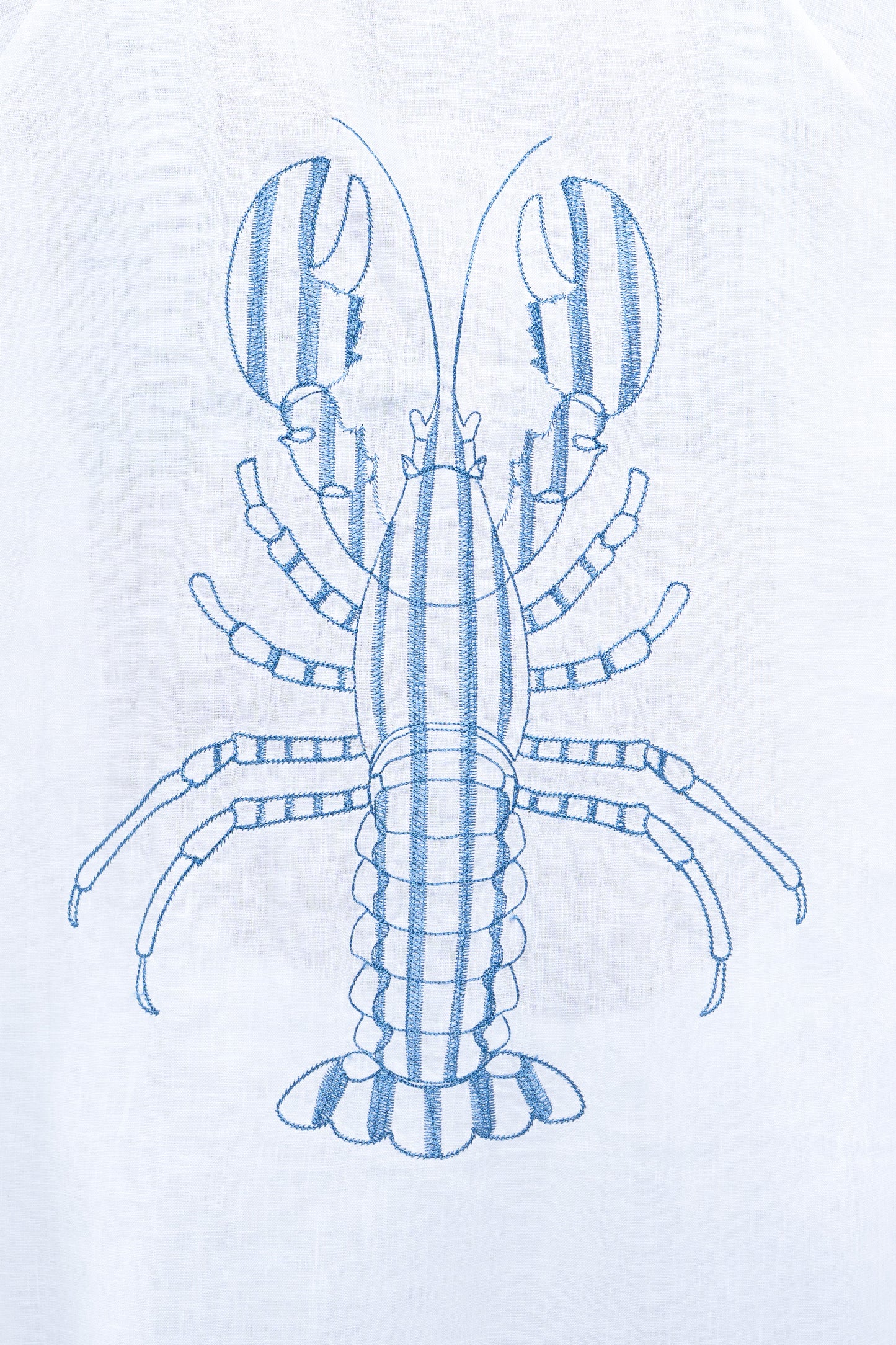 Oceanic Shirt - Embroidered Sailor Blue Lobster 🦞