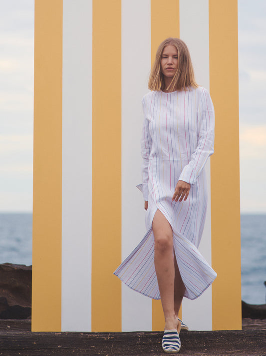 Maggie Dress - Candy Stripe